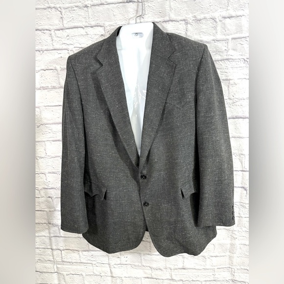 Circle S Dallas Texas Other - Circle S Men’s Dallas TX Cowboy Blazer 2 Button Gray S 48L Pre-Owned Made in USA